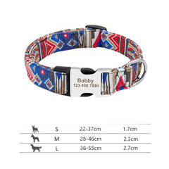 Custom Engraved Dog Collar for Small to Large Breeds