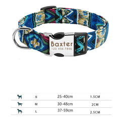 Custom Engraved Dog Collar for Small to Large Breeds