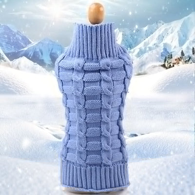 Cashmere Twisted Rope Dog Sweater and Pet Clothes