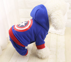 Dog Hoodie with Four Legs for Fall/Winter (Minions)