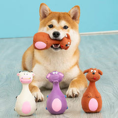 Interactive Soft Latex Chew Toy for Dogs (Elephant)