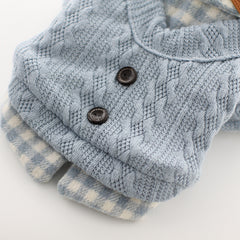 2020 Fall Winter Pet Dog Clothes - Plaid Design