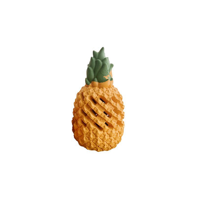 Dog Chew Toy - Interactive Rubber Pineapple Ball