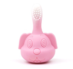 Silicone Baby Teether and Toothbrush Dog Chew Toy