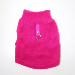 Dog Fall Winter Polar Fleece Traction Harness