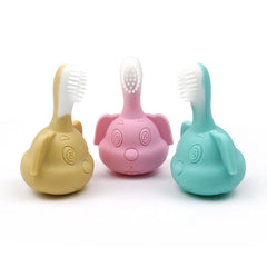 Silicone Baby Teether and Toothbrush Dog Chew Toy