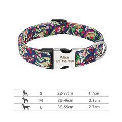 Custom Engraved Dog Collar for Small to Large Breeds
