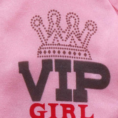 Pink Fleece Dog Hoodie for Fall/Winter (Teddy Style)