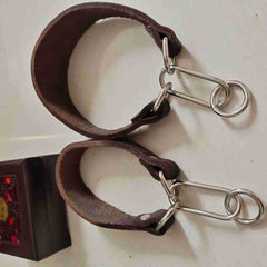 Widened Greyhound Leather Dog Collar