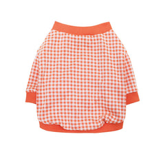 Fadou Plus Velvet Plaid Dog Sweater for Fall/Winter
