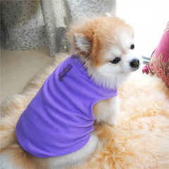 Dog Fall Winter Polar Fleece Traction Harness