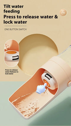 The 2-in-1 Travel Dog Bottle