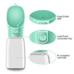 Portable Dog Food and Water Cup for Outdoor Travel