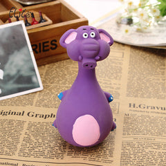 Interactive Soft Latex Chew Toy for Dogs (Elephant)