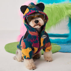 Thick Camouflage Dog Clothes for Autumn and Winter