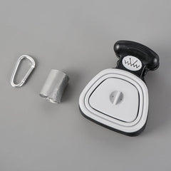 Foldable Travel Dog Poop Bag Dispenser with Spoon
