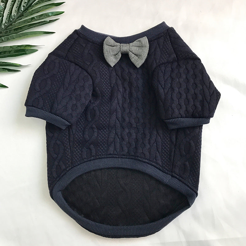 Bago Method Dog Clothes with Bow Tie for Pets