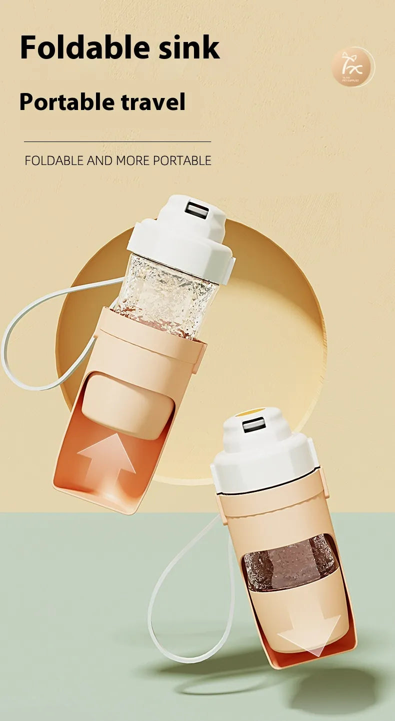 The 2-in-1 Travel Dog Bottle